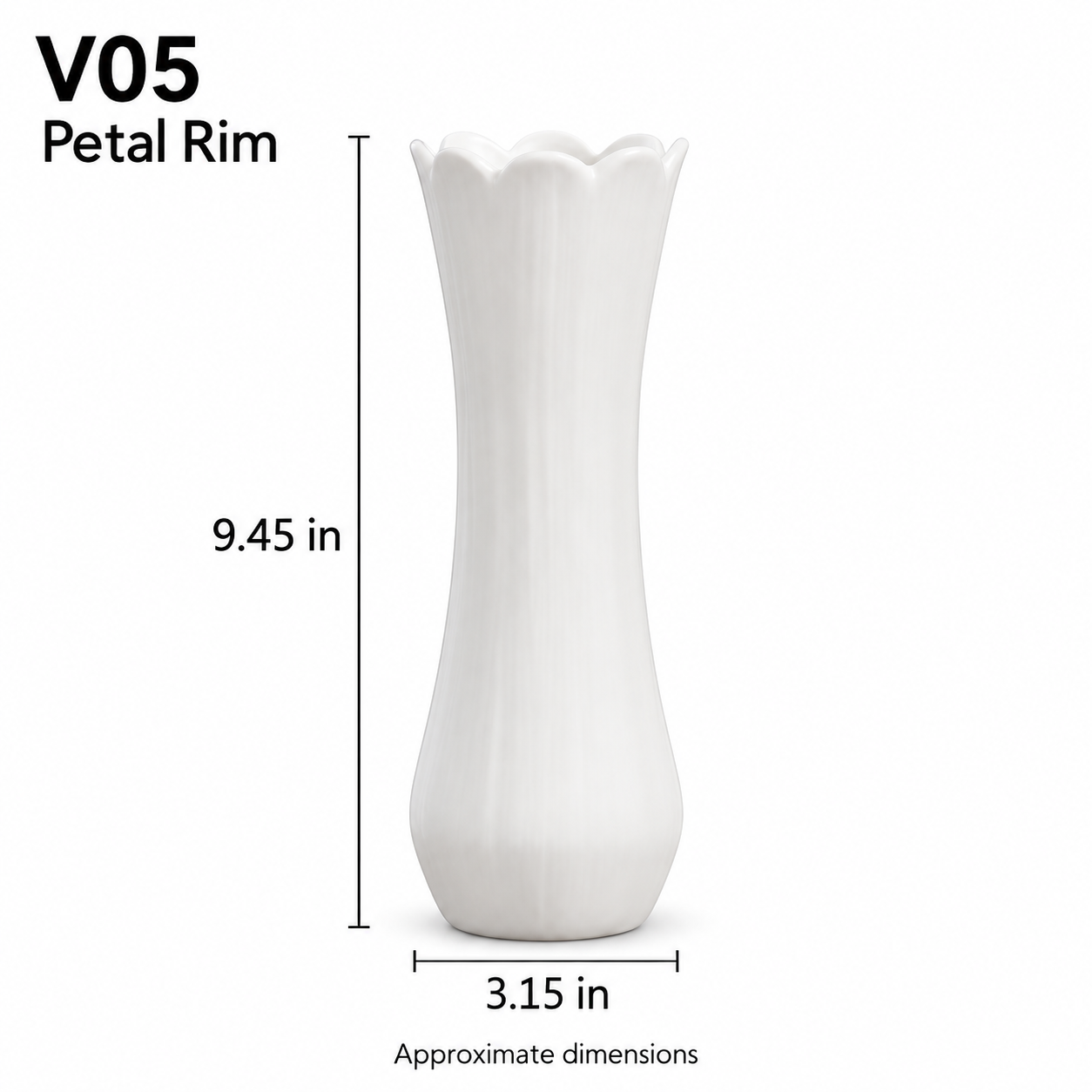 White Ceramic Vase – 15 Sculptural & Textured Styles